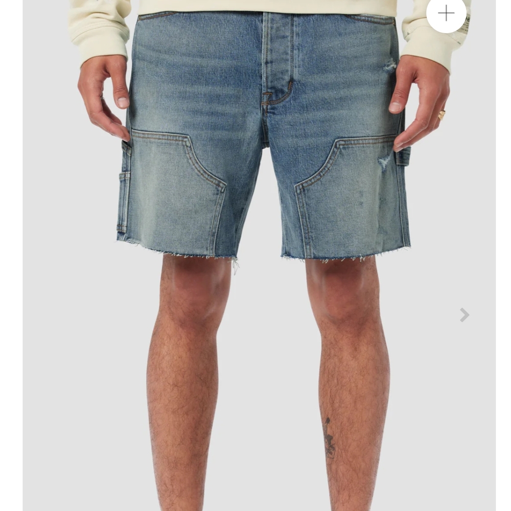 Men's Blue Denim Shorts